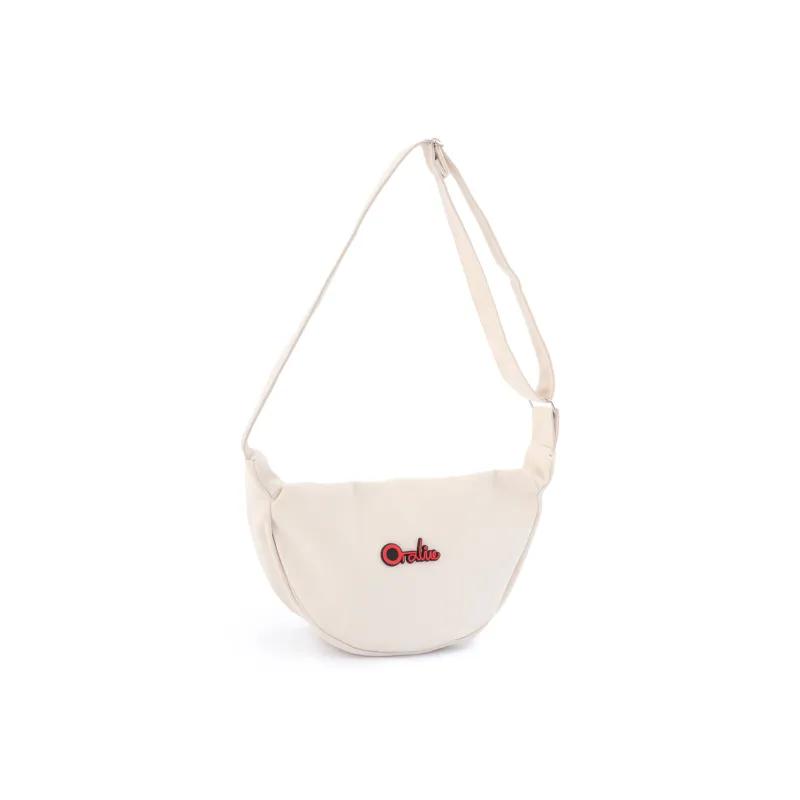 OTA Canvas Canvas Bag Shoulder Bag Dumpling Bag Commute Bag Crossbody Bag Small Size Unisex Red Black-29