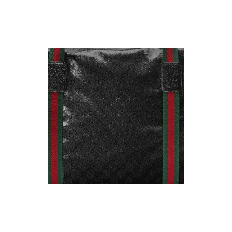 GUCCI Canvas Bag, Handbag, Shoulder Bag, Crossbody Bag, Travel Bag Large Size Men's Black-7