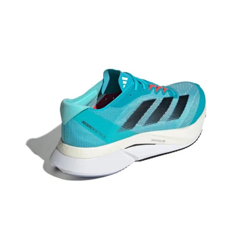 Adidas Adizero Boston 12 Lucid Cyan-2