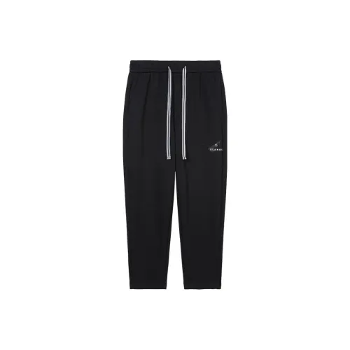 KIKC Casual Pants Men Pitch Black