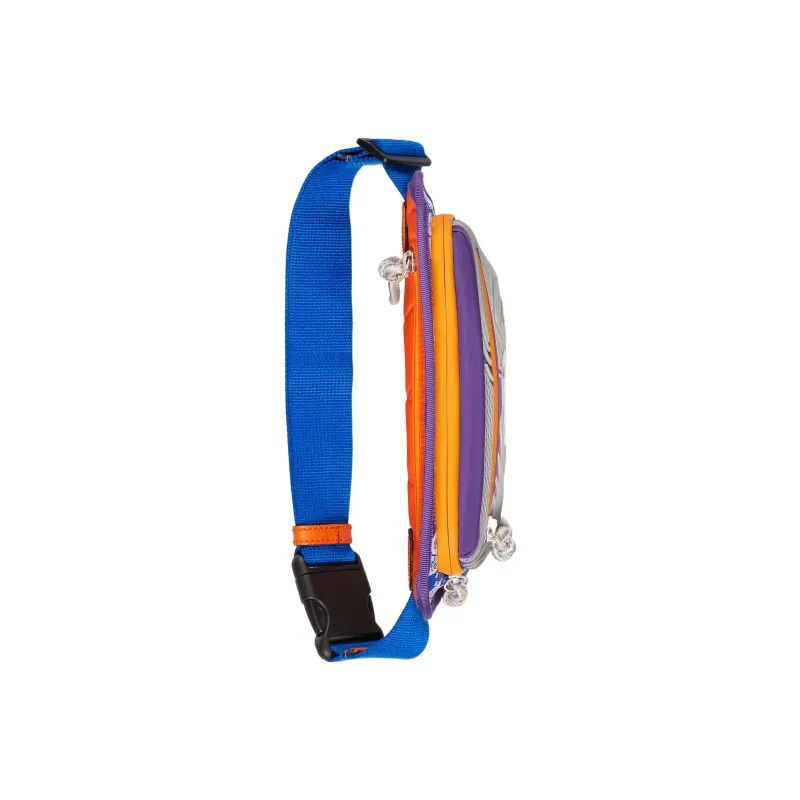 GUCCI Nylon Fanny Pack Regular Men's Blue/Multicolor-4