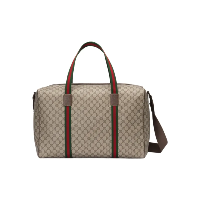 GUCCI Canvas With Leather Canvas Bag Handbag Shoulder Bag Crossbody Bag Travel Bag Men's-0