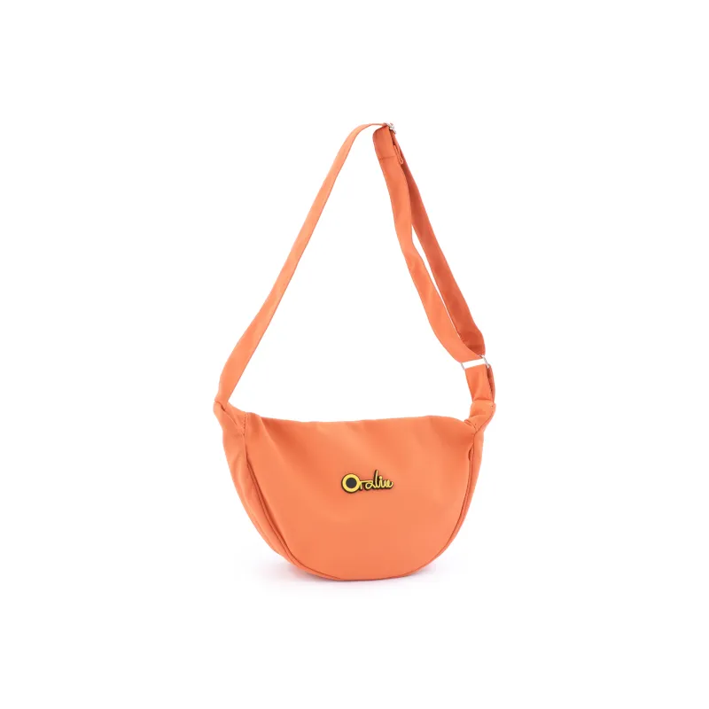 OTA Canvas Canvas Bag Shoulder Bag Dumpling Bag Commute Bag Crossbody Bag Small Size Unisex Red Black-22