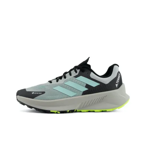 Adidas Terrex Soulstride Flow Gore-Tex Wonder Silver Semi Flash Aqua Lucid Lemon