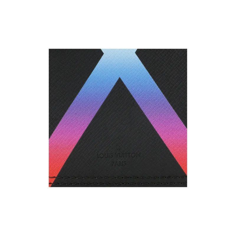 LOUIS VUITTON Danube Messenger Taiga Black/Rainbow-5