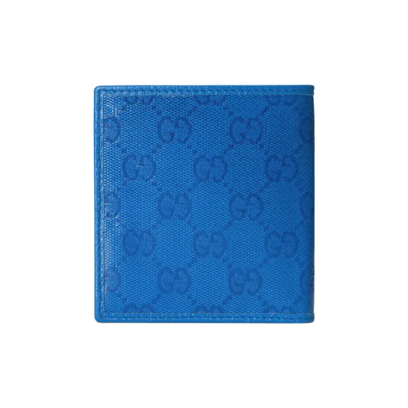 GUCCI Crystal Wallet Men's Blue-4