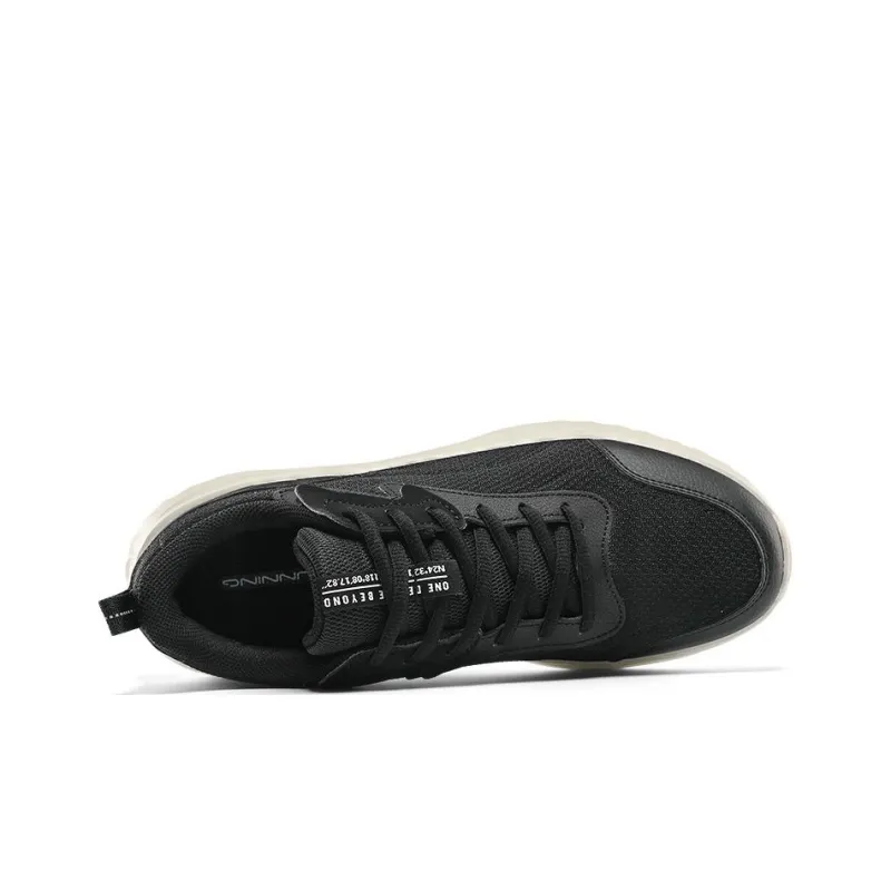 361° Anti-Slip Wear-Resistant Low-Top Running Shoes Men's Black-1
