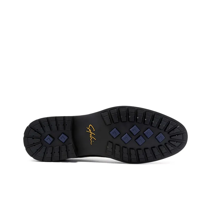 Satchi Dress Shoes Men Low Top Black-6
