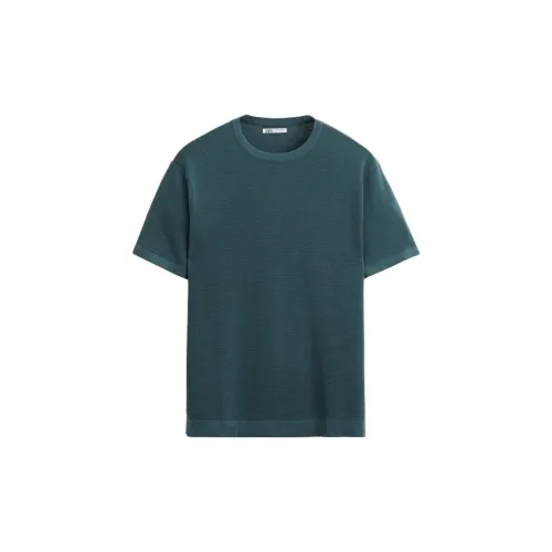 ZARA T-Shirts Men Duck Green