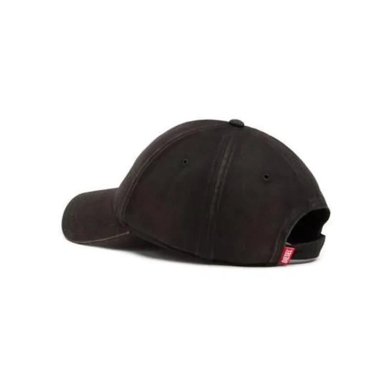 DIESEL C Run Wash Logo Embroidered Baseball Cap-1