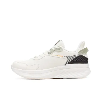 361° Cushioning Water Resistant Lightweight Rebound Low Top Running Shoes Men's White Cyan