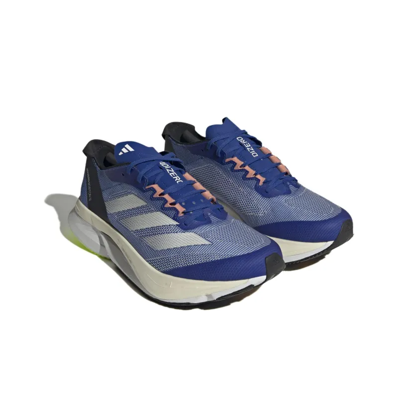 Adidas Adizero Boston 12 Royal Blue Zero Metalic Lucid Lemon-2