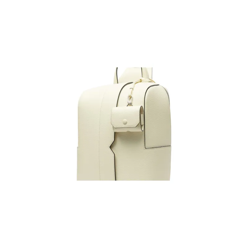 Valextra Calfskin AirPods Pro Protective Case Earphone Case Women's White-2