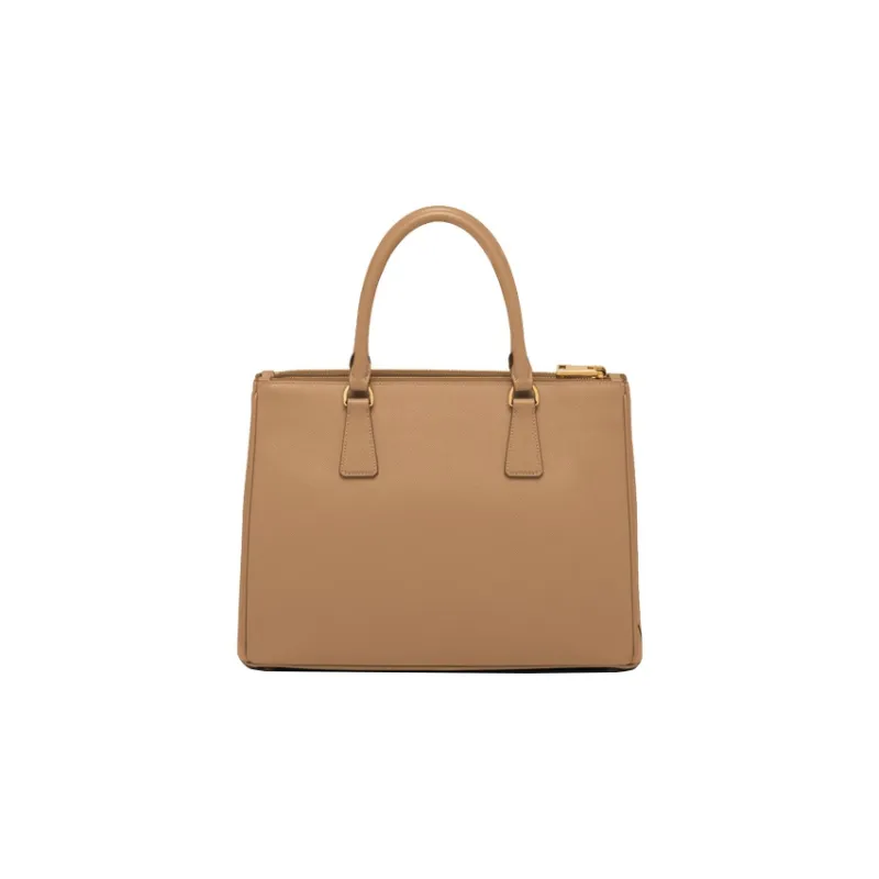 PRADA Galleria Killer Bag Calfskin Shoulder Bag Crossbody Bag Handbag Large Size Women's Caramel-1