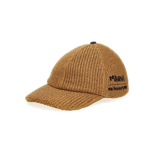 MARNI Peaked Cap Men Camel