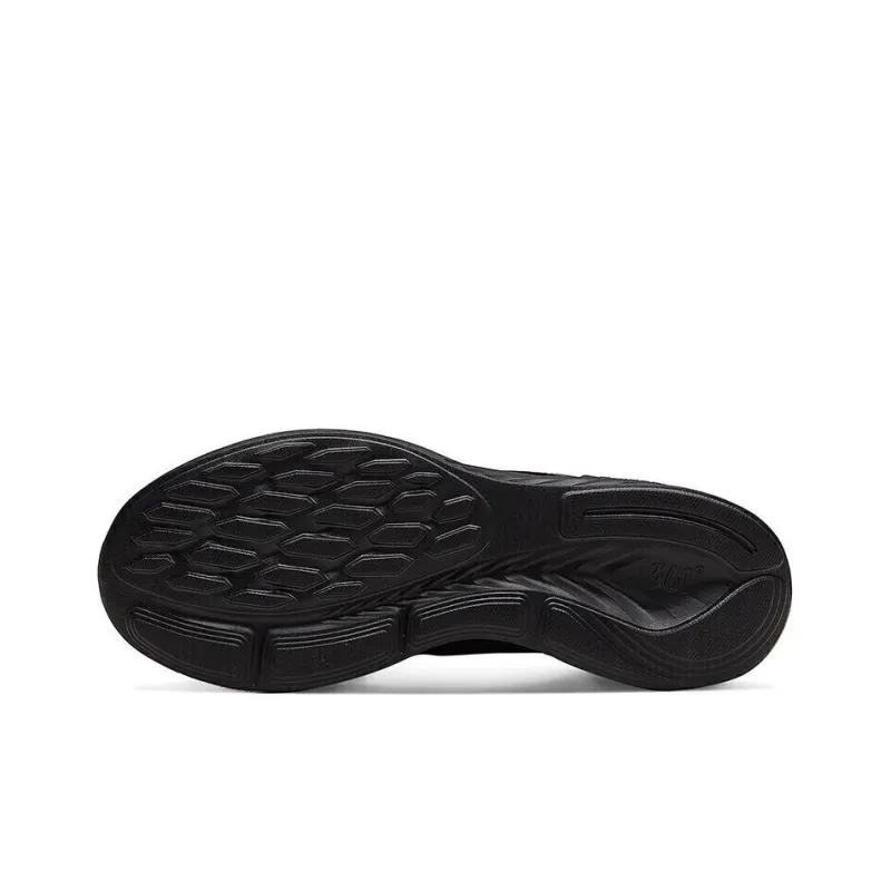 361° Cushioning Water Resistant Lightweight Rebound Low Top Running Shoes Men's Black-4