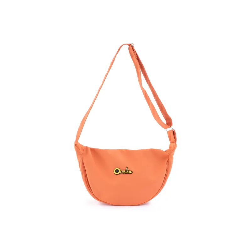 OTA Canvas Canvas Bag Shoulder Bag Dumpling Bag Commute Bag Crossbody Bag Small Size Unisex Red Black-21