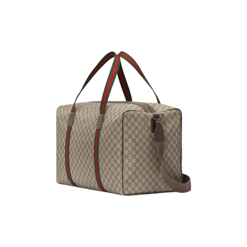 GUCCI Canvas With Leather Canvas Bag Handbag Shoulder Bag Crossbody Bag Travel Bag Men's-1
