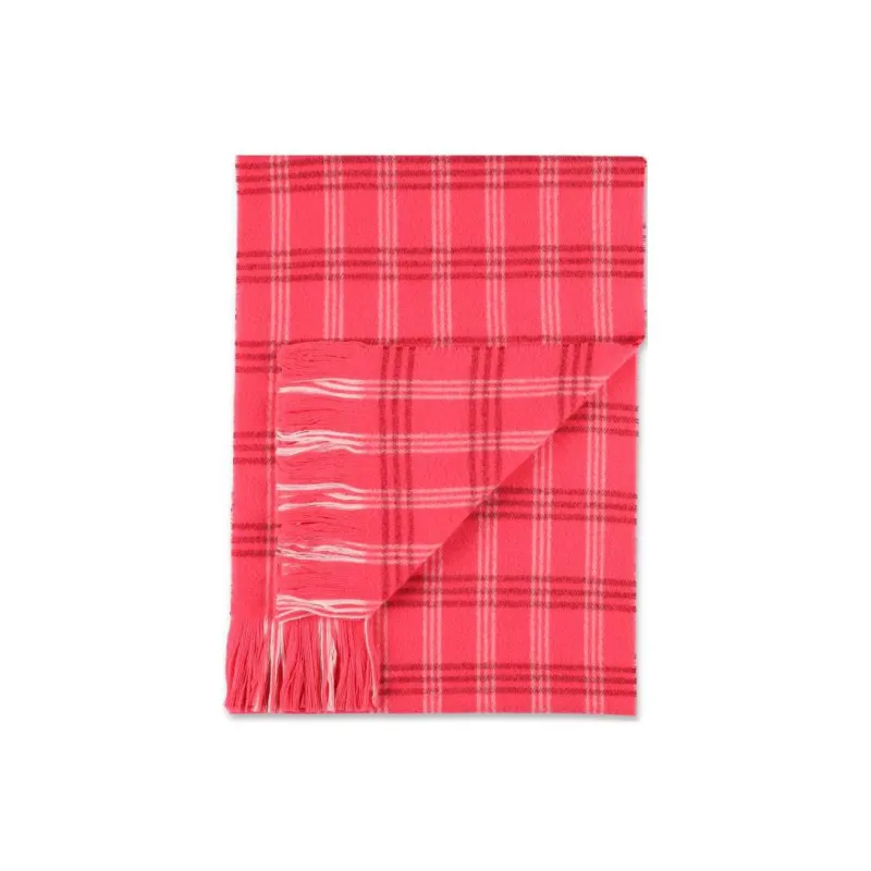 MARNI Tartan Logo Patch Scarf-1