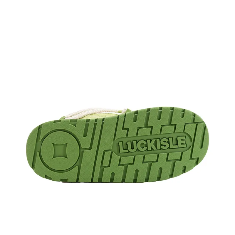 LUCKISLE Lucky Shoes Low-Top Skateboard Shoes Unisex Dopamine Dressing Green-7