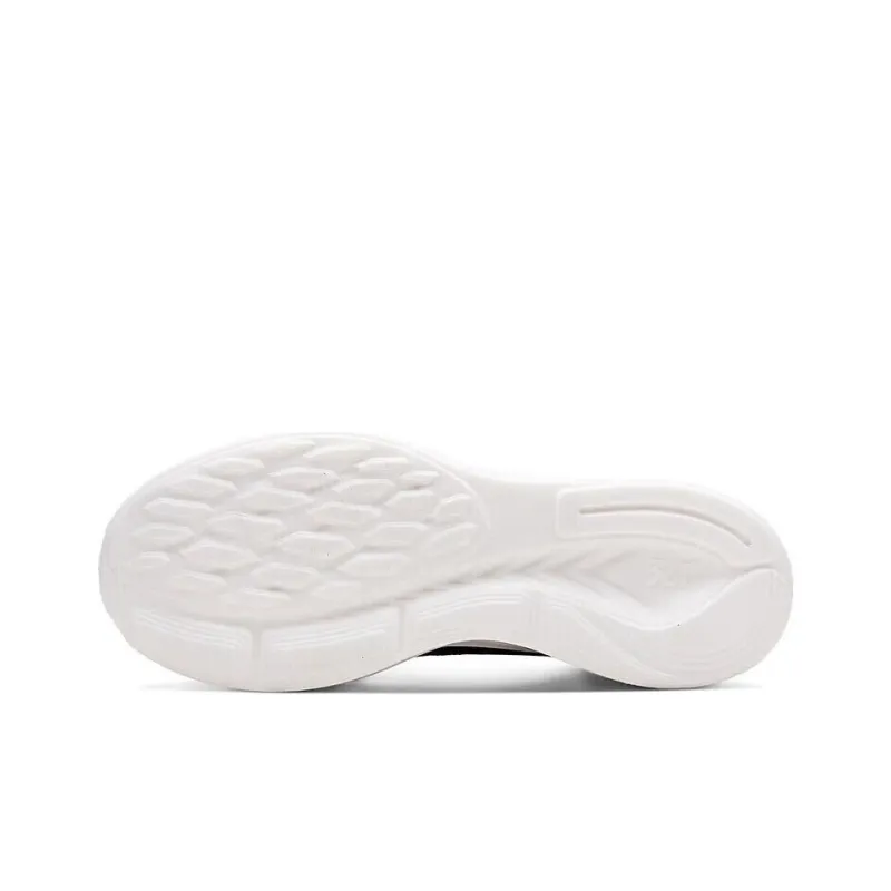 361° Cushioning Water Resistant Lightweight Rebound Low Top Running Shoes Men's Black White-4