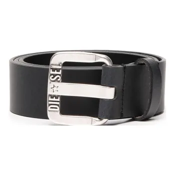 DIESEL B Star Ii Logo Buckled Belt