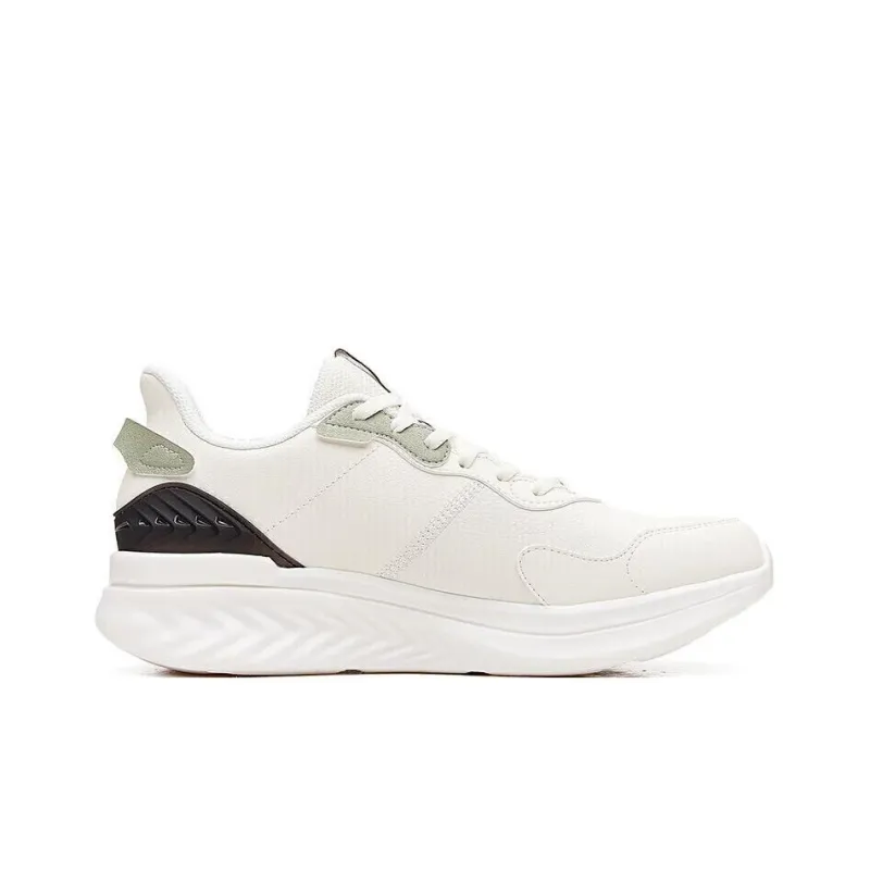 361° Cushioning Water Resistant Lightweight Rebound Low Top Running Shoes Men's White Cyan-1