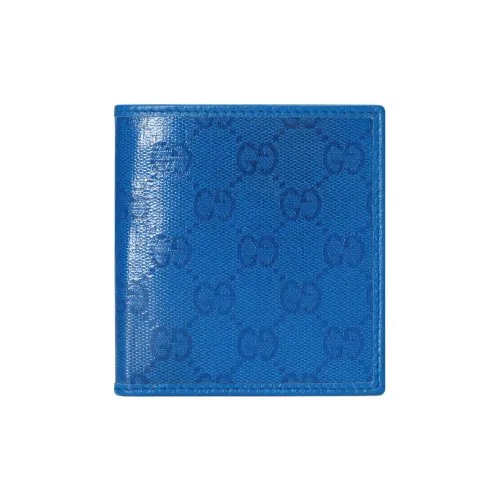 GUCCI Crystal Wallet Men's Blue