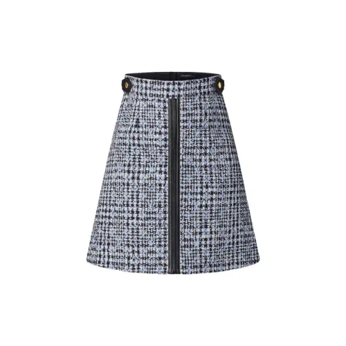 LOUIS VUITTON Casual Long Skirts Women's Blue