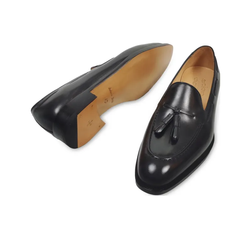 ANTONIO BAREZZI Loafers Men Black/Dark Brown-3