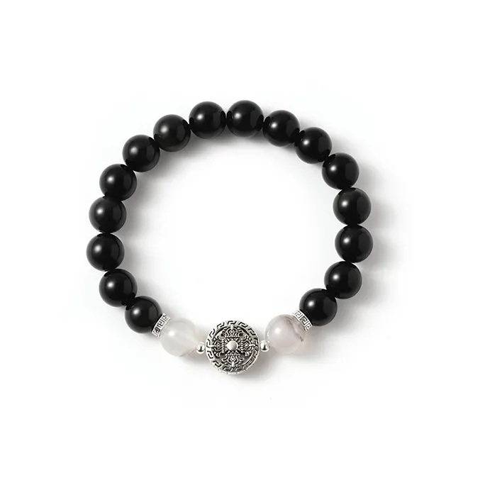 CAROMAY Obsidian Bracelets Unisex-6
