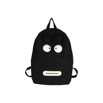 NOMK Canvas Backpack Regular Unisex Black