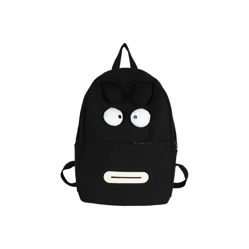 NOMK Canvas Backpack Regular Unisex Black-0