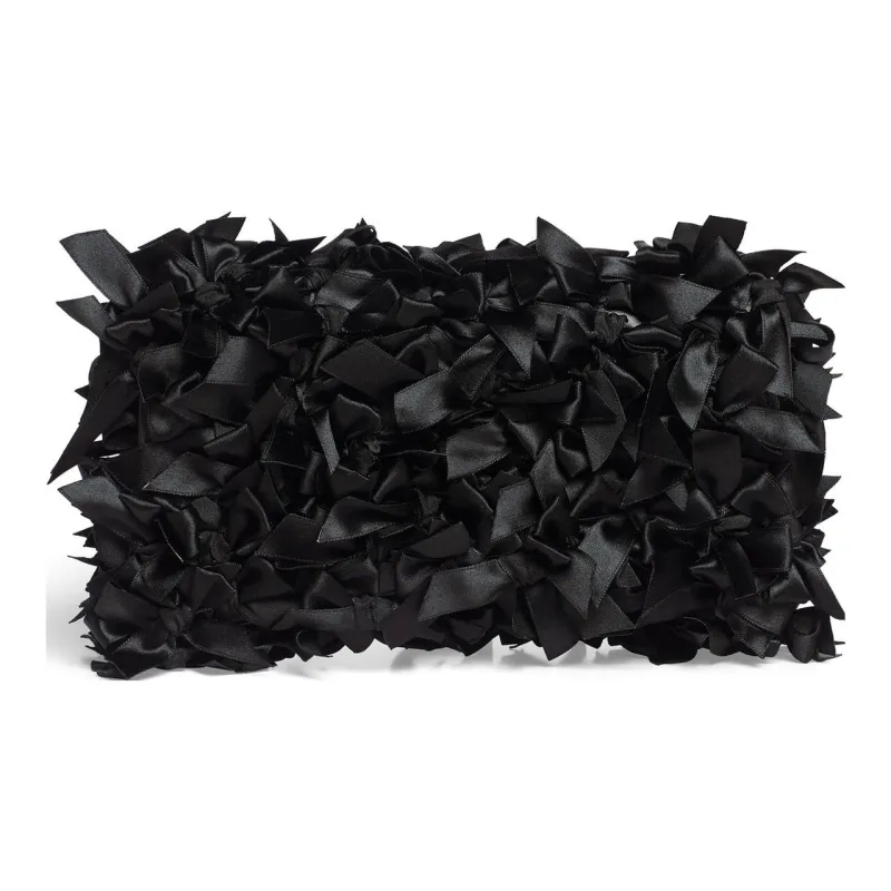 Balenciaga Hourglass Sheepskin Fabric Shoulder Bag Crossbody Bag Handbag Wallet Women's Black-4