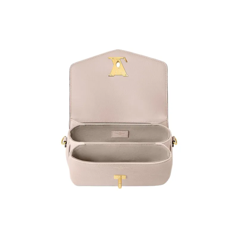LOUIS VUITTON Grained Calfskin Handbag, Shoulder Bag, Crossbody Bag Regular Women's Light Pink-2