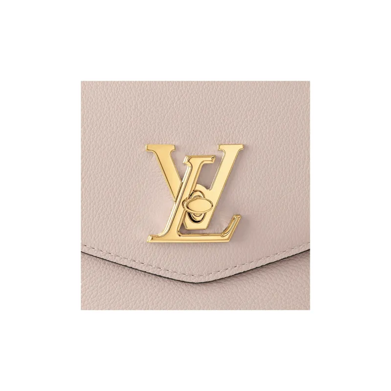 LOUIS VUITTON Grained Calfskin Handbag, Shoulder Bag, Crossbody Bag Regular Women's Light Pink-5