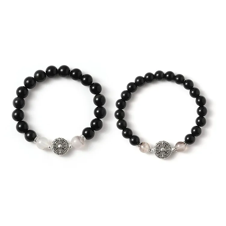 CAROMAY Obsidian Bracelets Unisex-3