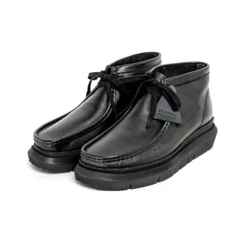 Sacai x Clarks Originals WALLABEE Casual Shoes Men's Black