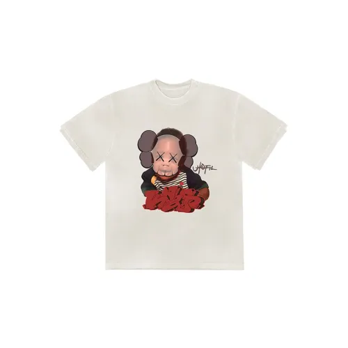 Kaws X Travis Scott T-Shirts Unisex White