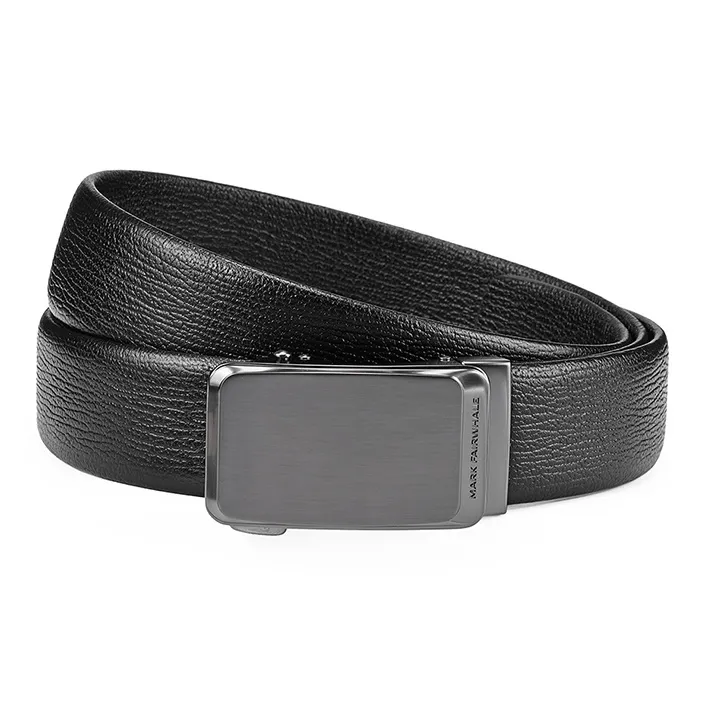 FAIRWHALE Bullhead Layer, Shark Pattern Strap, Automatic Buckle Genuine Leather Belts Men's Width 3.5CM-2