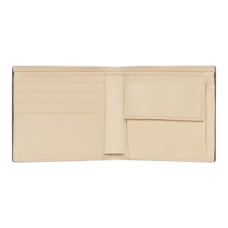 GUCCI Nylon With Leather Trim Wallet Regular Men's Dark Gray-3