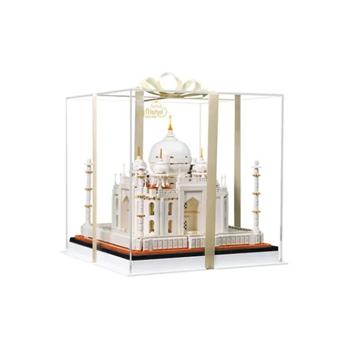 LIGHT YOUR BRICKS Lego 100th Anniversary 21056 Taj Mahal Display Case Model Accessories