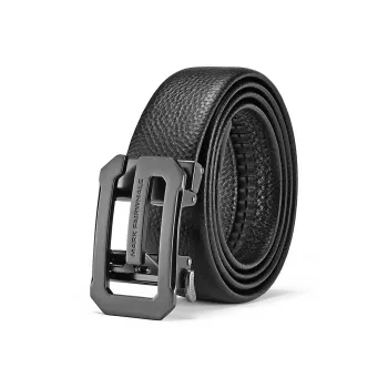 FAIRWHALE Top Grain Cow Leather Belts Men's Width 3.5CM