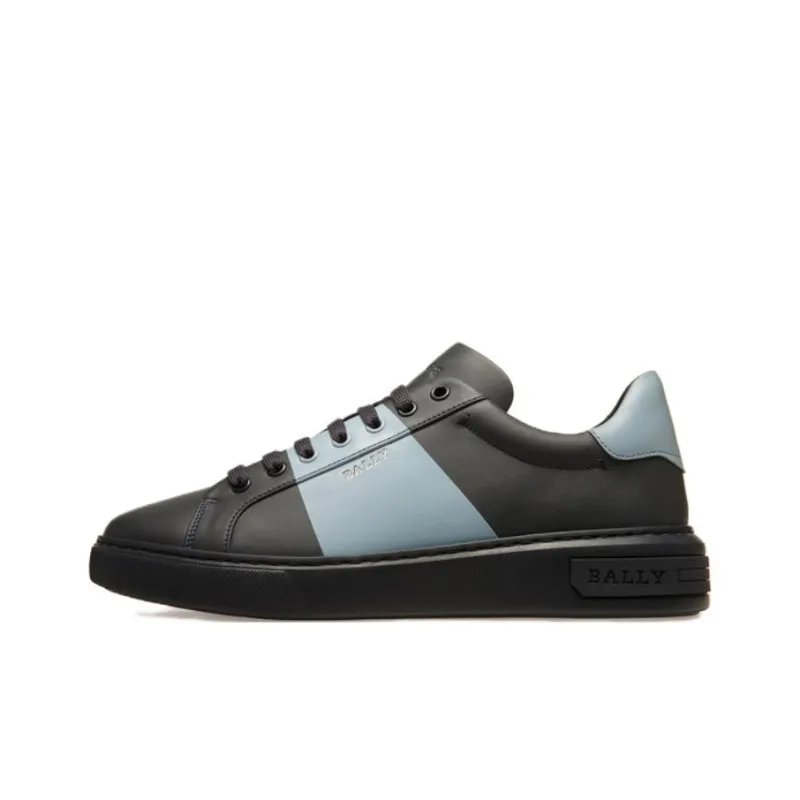 BALLY Mitty Anti Slip Wear Resistant Low Top Skateboard Shoes Men's Black-0