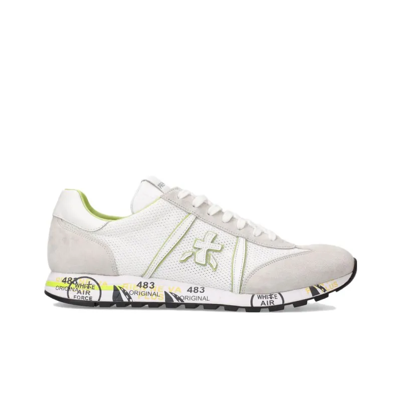 PREMIATA Lucy Low-Top Casual Shoes Men's Gray Green-1
