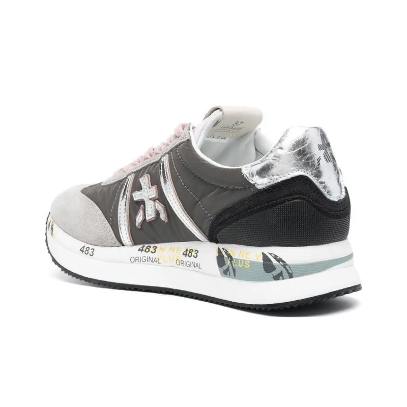 PREMIATA Conny Low-Top Casual Shoes Women's Gray-3