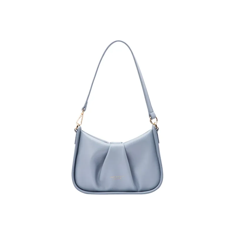 SEM/R PU Shoulder Bag Trumpets Women's Ecru/Custard/Coffee/Pink/Gray Blue-18