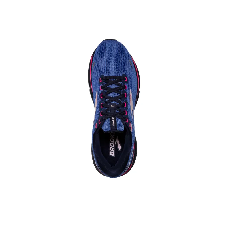 Brooks Women's Ghost 15 'Blue Peacoat Pink'-4