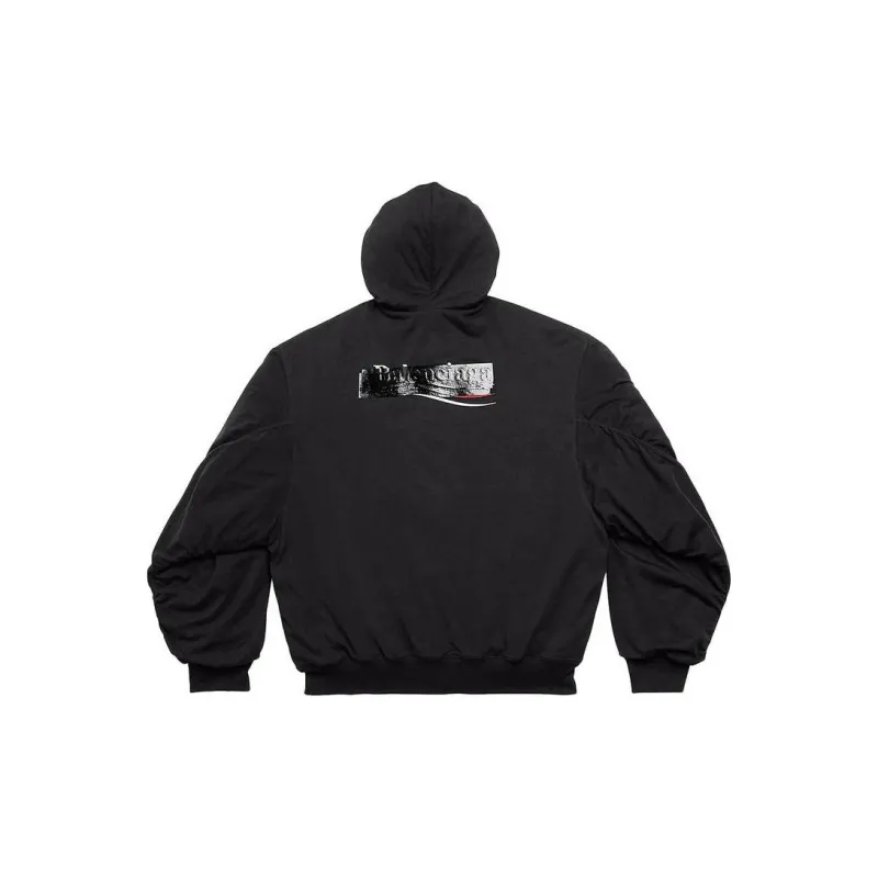 Balenciaga Padded Bomber Hoodie-1