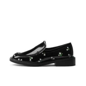 CHARLES&KEITH Loafers Women's Low Top Multi Black/Beige